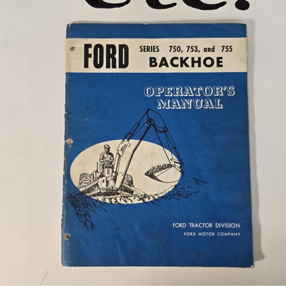 Lot of Ford Heavy Equipment Manuals - Picture 4 of 4